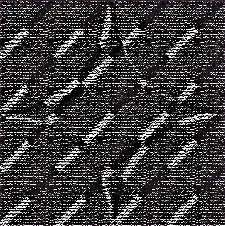 Star Linear Tweed charcoals Tapestry - Textile by Christine McCole