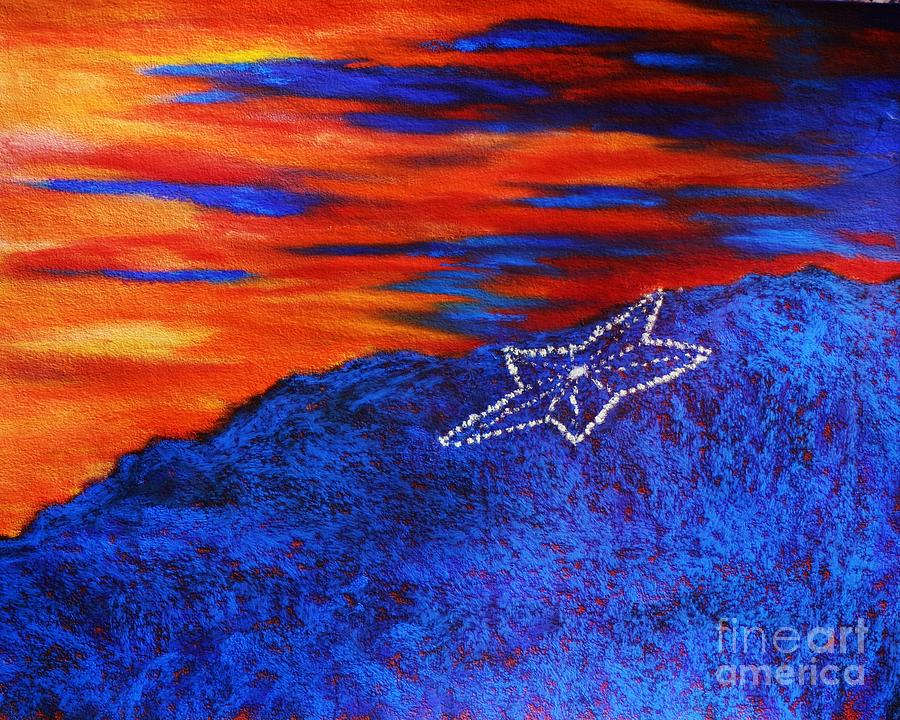 Star on the Mountain Painting by Melinda Etzold