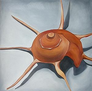 Shell Painting - Star Shell by Marian Gliese