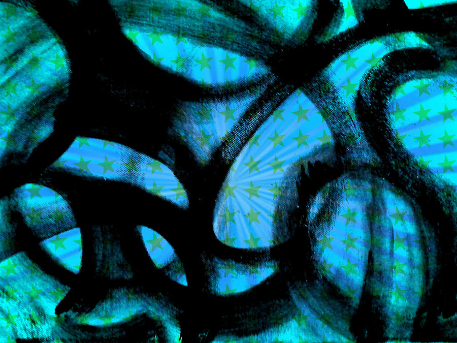 Abstract Digital Art - Star Soul by Lucia Sirna Abstract Digital Art - Star Soul by Lucia Sirna