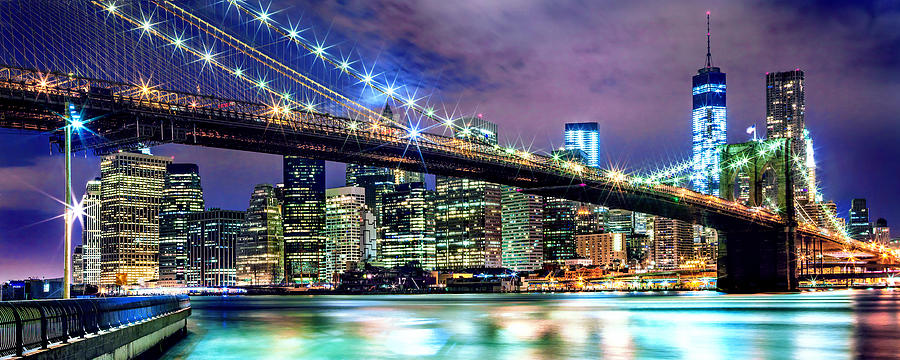 New York City Photograph - Star Spangled Skyline by Az Jackson