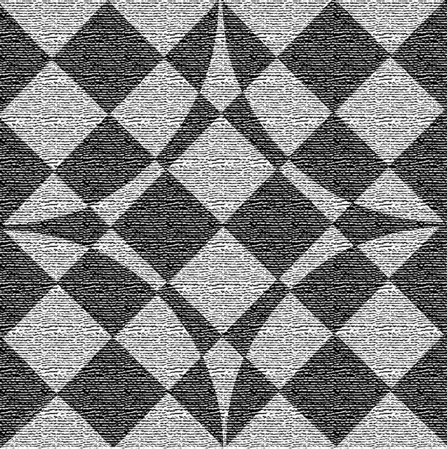 Star Squared Tweed charcoals Tapestry - Textile by Christine McCole