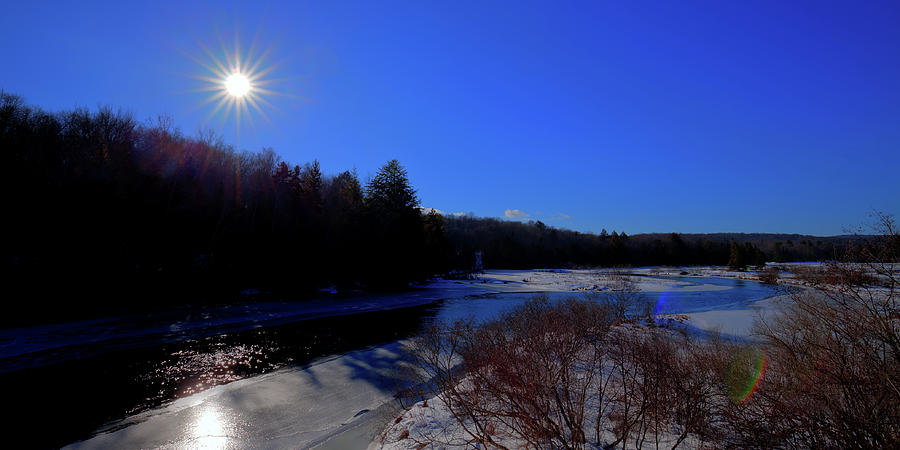 Star Sun Over the Moose River Photograph by David Patterson