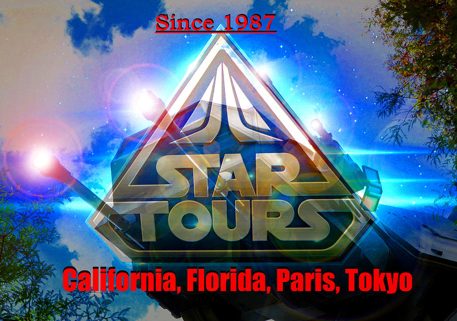 Star Tours since 1987 Mixed Media by David Lee Thompson