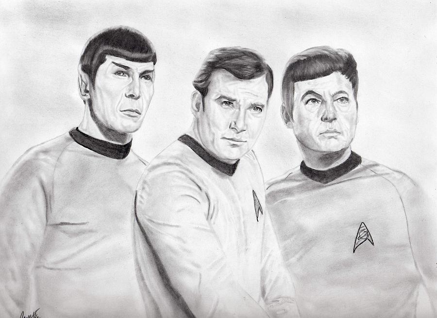 Star Trek Command Drawing by Steve Ramer | Fine Art America