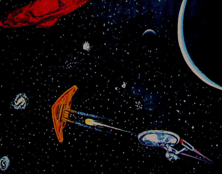 Star Trek Painting by Stan Hamilton