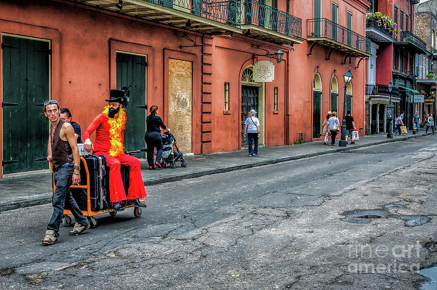 Star Tripping to Jackson Square-NOLA Photograph by Kathleen K Parker