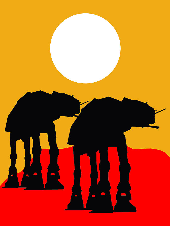 Star Wars Mixed Media - Star Wars AT-AT Collection by Marvin Blaine