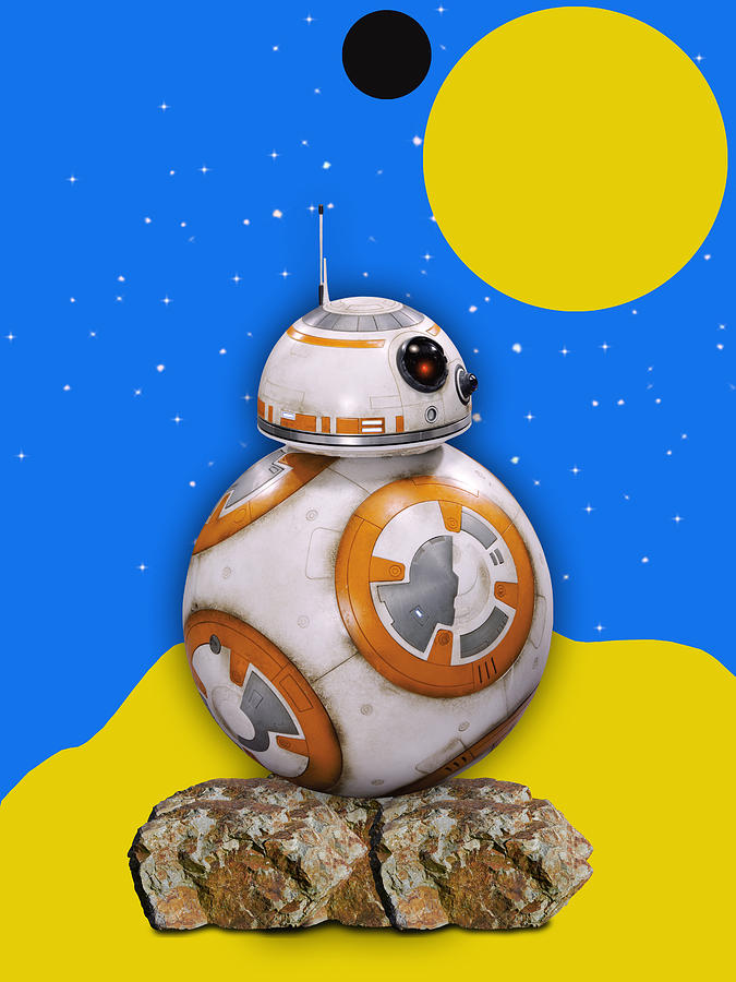 Star Wars BB8 Collection Mixed Media by Marvin Blaine