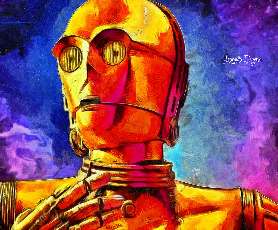 Star Wars C3po Droid - Da Digital Art