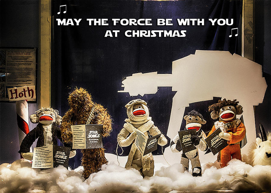 Star Wars Christmas Card Photograph by John Haldane