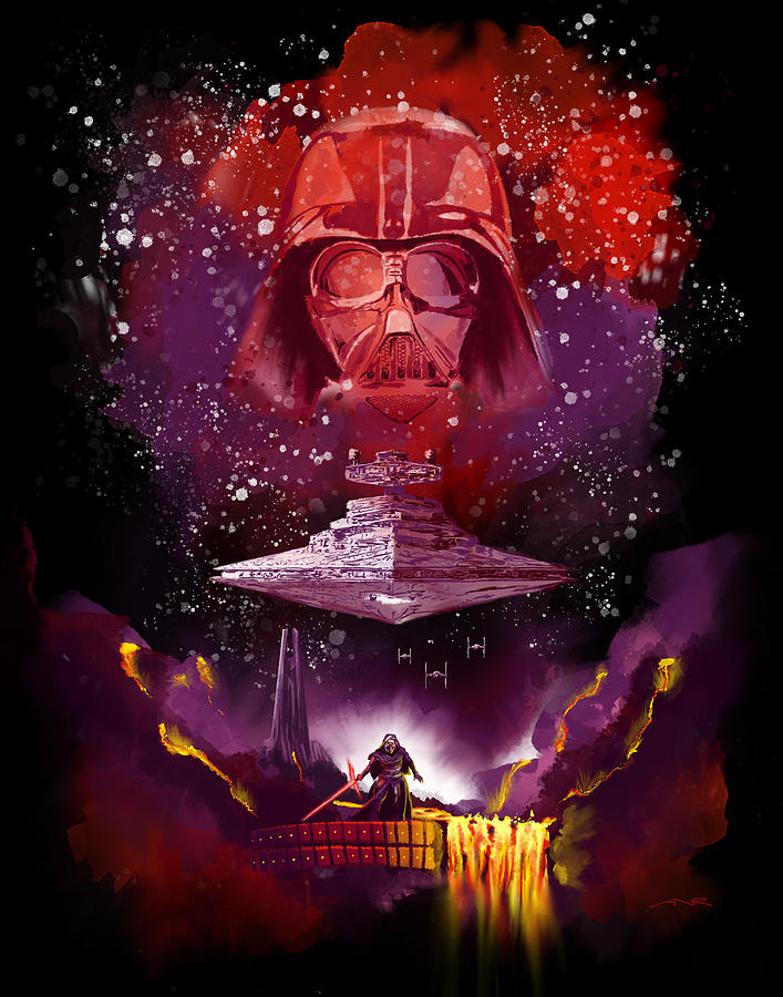 Star Wars - Legacy of the Empire Painting by Nelson Ruger