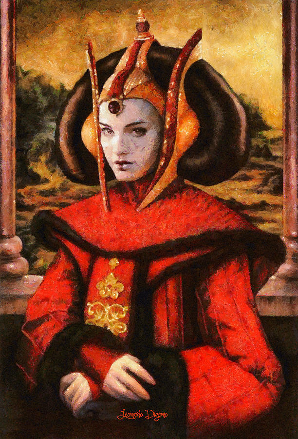 Star Wars Queen Amidala Classical Painting
