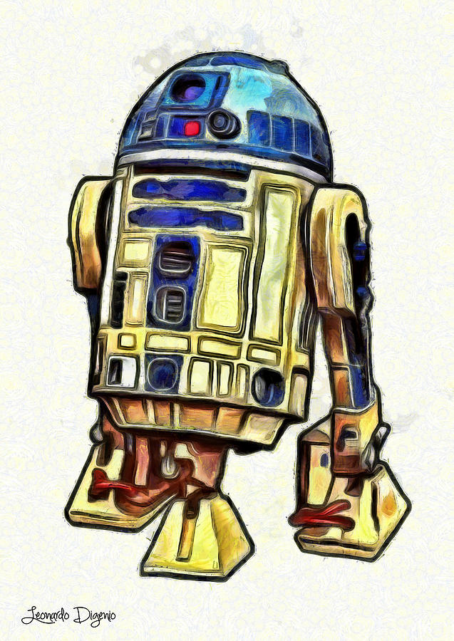 Star Wars R2d2 Droid - Da Digital Art