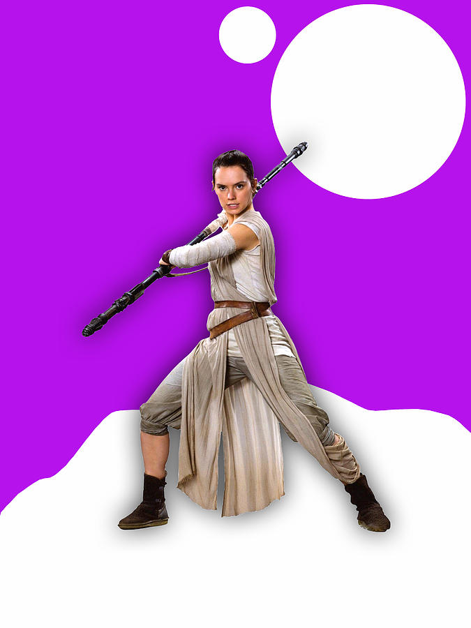 star Wars Rey Collection Mixed Media by Marvin Blaine