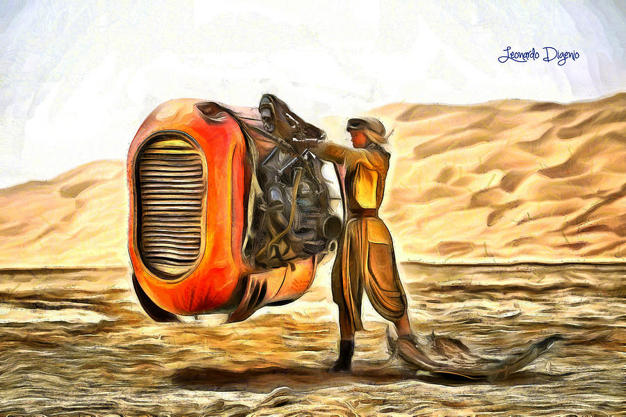 Star Wars 7 Digital Art - Star Wars ReyS Stuff To Sell - DA by Leonardo Digenio Star Wars 7 Digital Art - Star Wars ReyS Stuff To Sell - DA by Leonardo Digenio