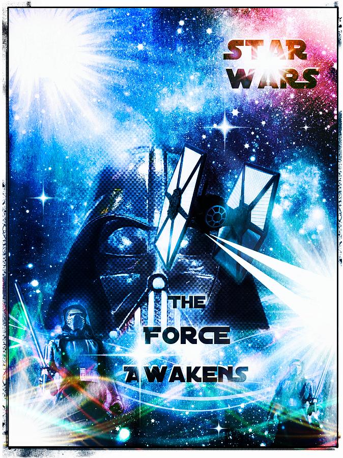 Star Wars - The Force Awakens - Collage Poster II Photograph by Aurelio Zucco