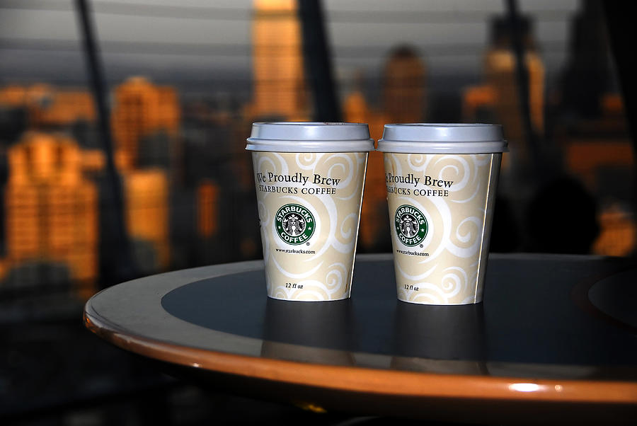 Starbucks at the Top Photograph by David Lee Thompson