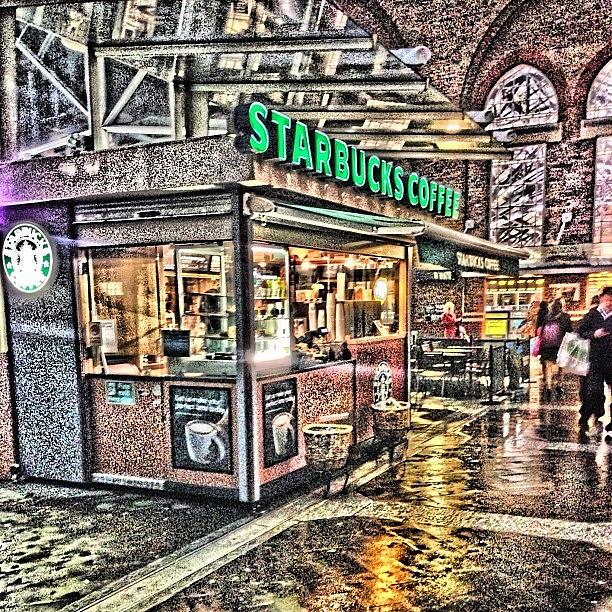 Hdr Photograph - #starbucks #hdr #effect by Ben Armstrong
