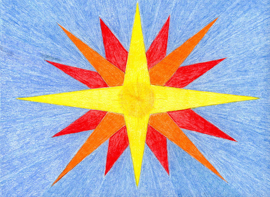 Starburst 3 Drawing by Eric Forster