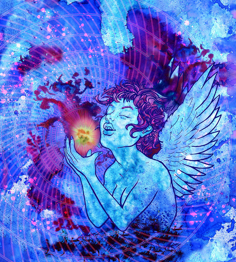 Cosmic Painting - Starchild Calling by Thomas Ambrose DENNEY
