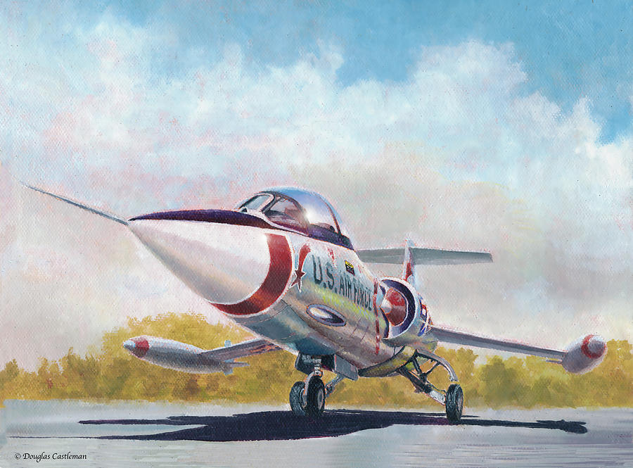 Starfighter Painting by Douglas Castleman