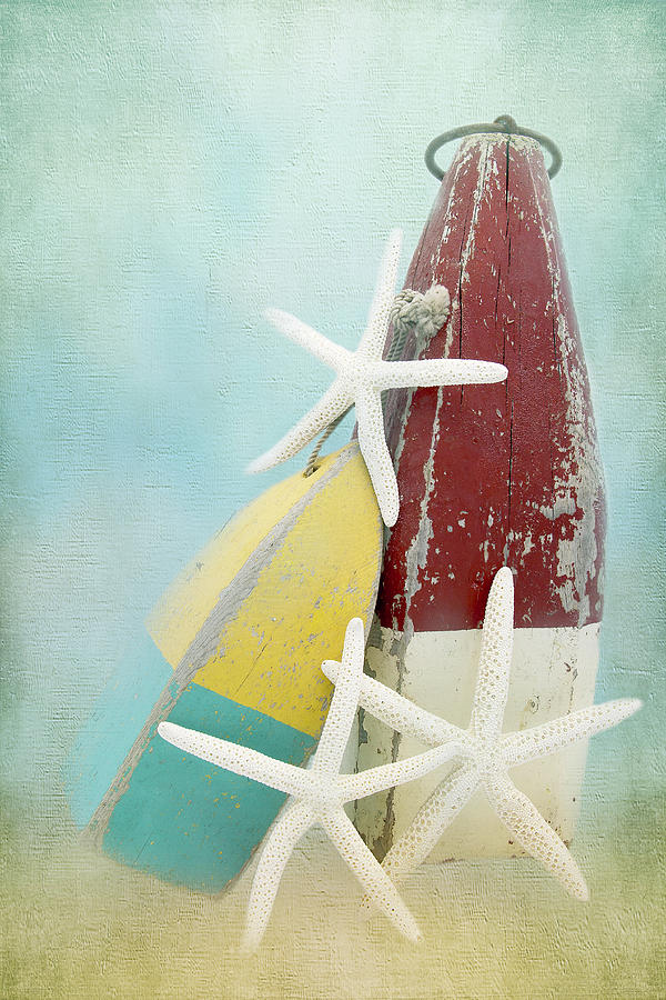 Starfish and Buoys Photograph by Cindi Ressler