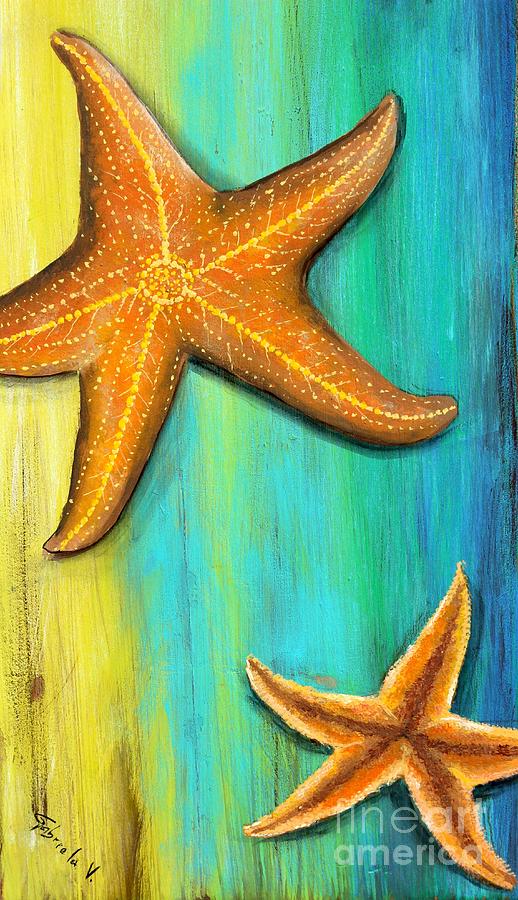 Starfish Painting by Gabriela Valencia