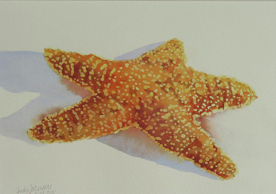 Starfish Painting by Judy Mercer