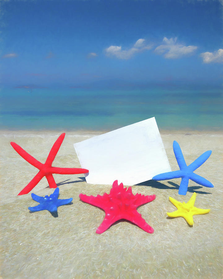 Starfish on Vacation Digital Art by Roy Pedersen