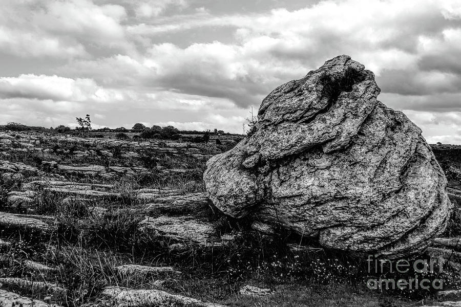 Starkness of the Burren Photograph by Elvis Vaughn