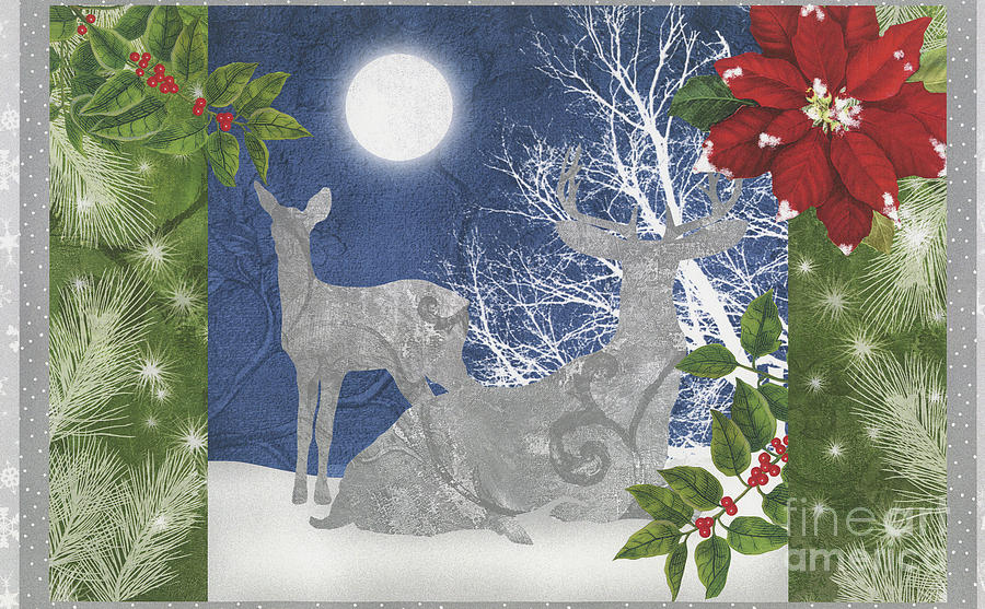 Starlight Christmas IX Painting by Mindy Sommers