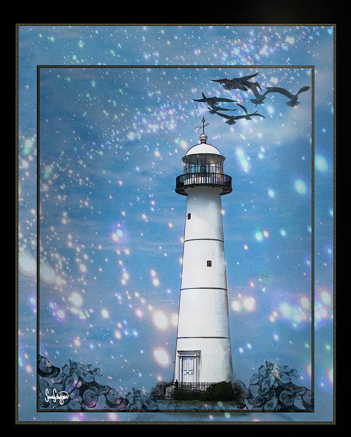 Starlight Lighthouse Photograph by Sandra Schiffner