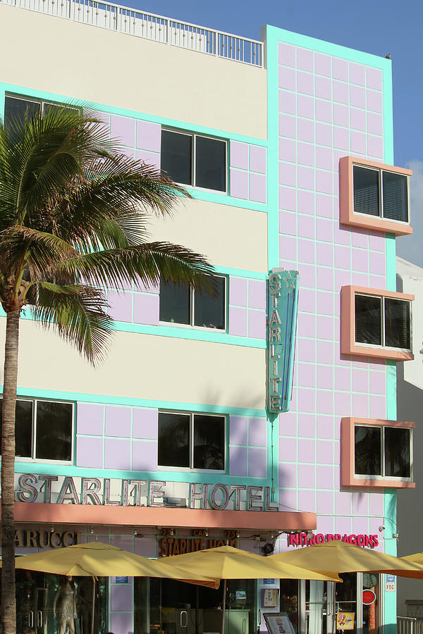 Starlite Hotel - Miami Beach Photograph by Art Block Collections
