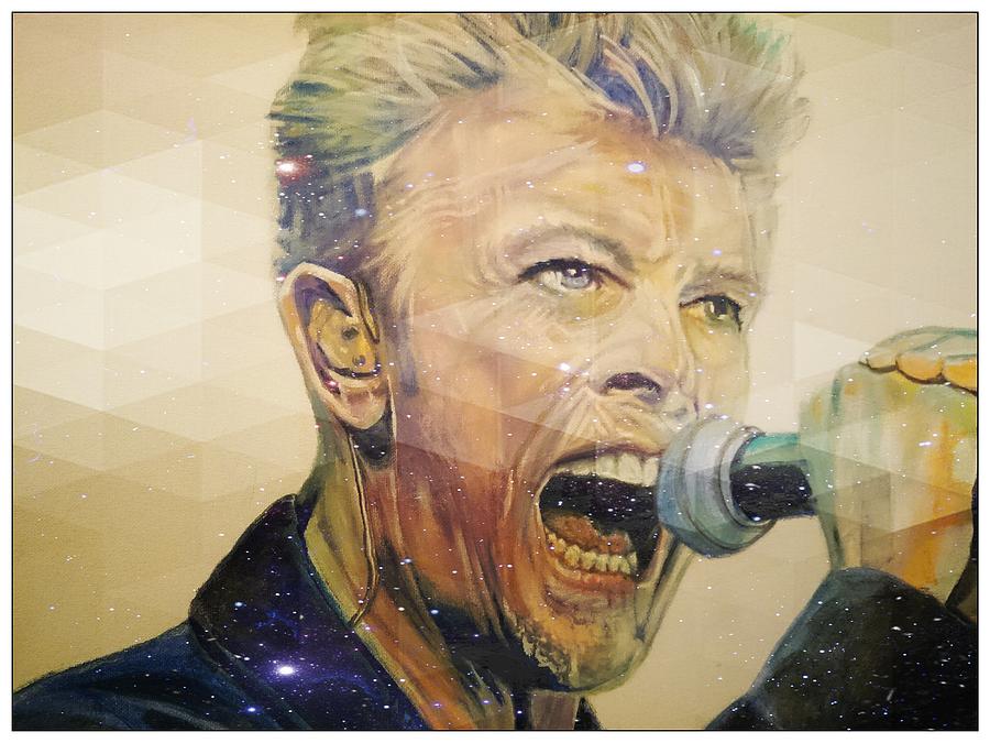 Rock And Roll Painting - Starman by Rayna DeHoog