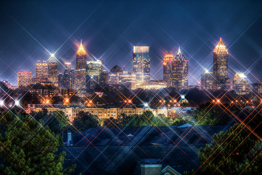 Atlanta Photograph - Starry Atlanta by David A Dobbs