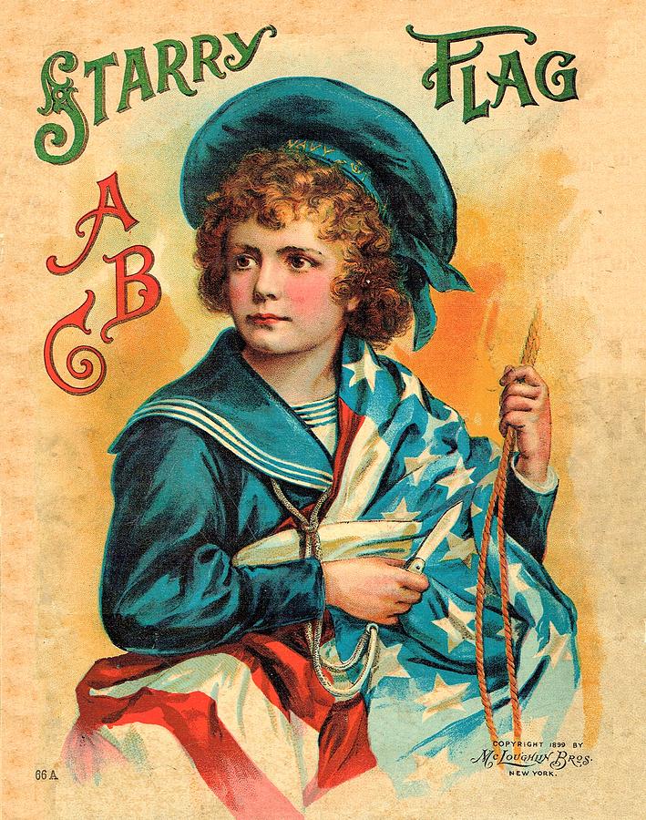 Starry Flag Cover ABC Book Painting by Reynold Jay