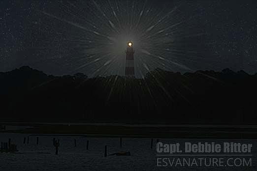 Lighthouse Photograph - Starry Lighthouse 2 by Captain Debbie Ritter Lighthouse Photograph - Starry Lighthouse 2 by Captain Debbie Ritter