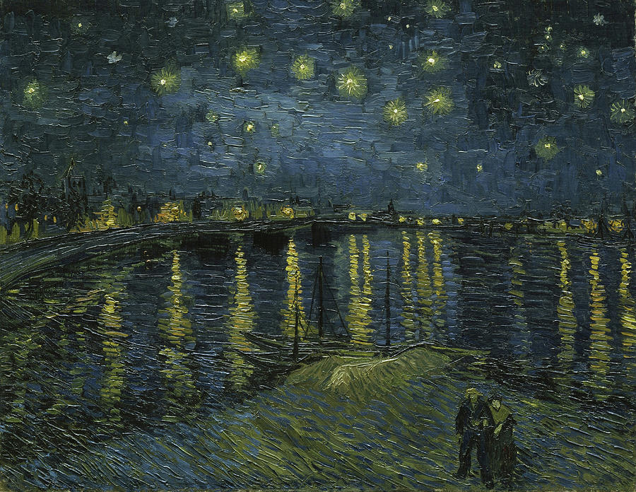  Starry Night-01 Painting by Vincent van Gogh