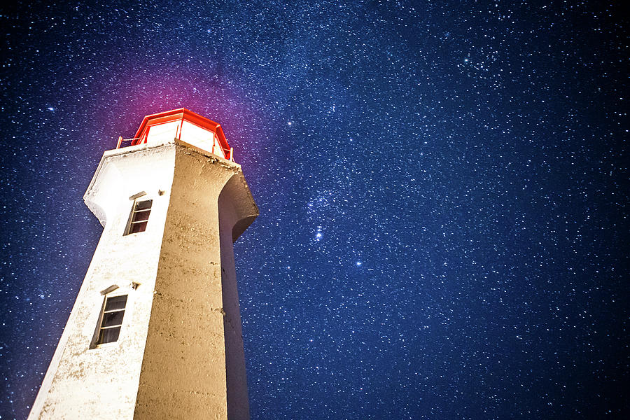 Starry Night At Peggys Cove, Nova Scotia #2 Photograph
