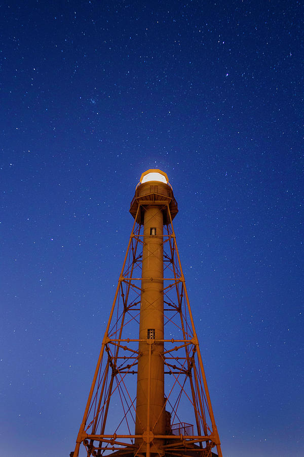 Starry Night at Sanibel Light Photograph by Fran Gallogly