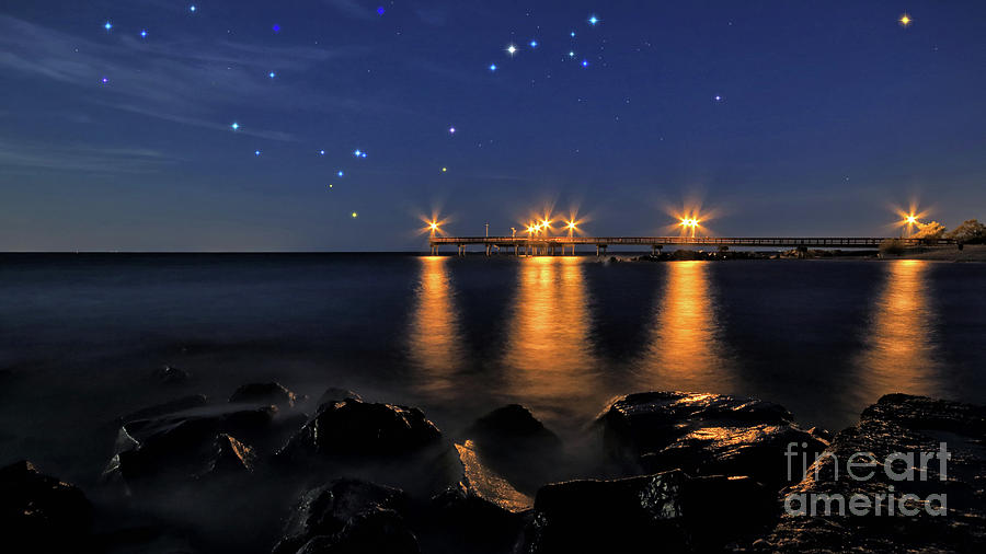 Starry Night Photograph by Charline Xia