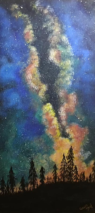Starry Night II Painting by Queen Gardner