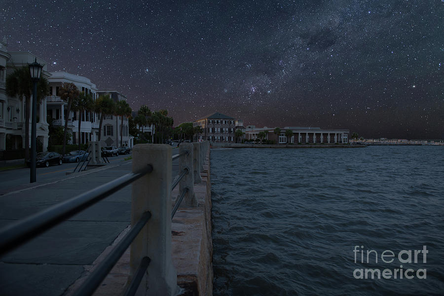 Starry Night in Charleston Photograph by Dale Powell