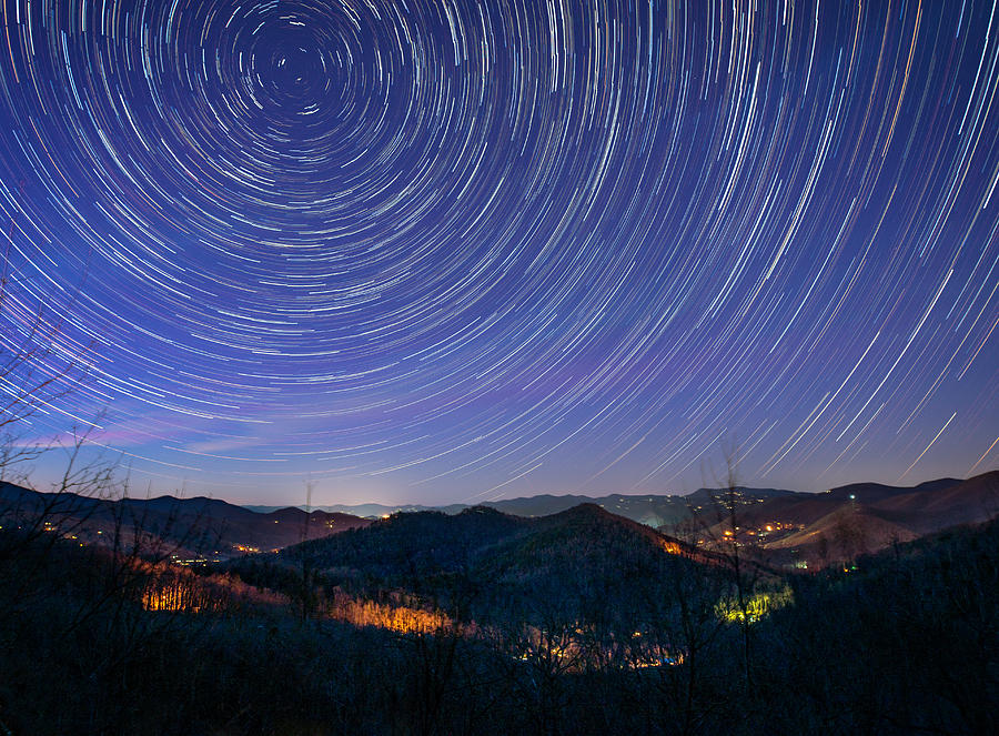 Starry Night in North Georgia Photograph by Matt Hammerstein