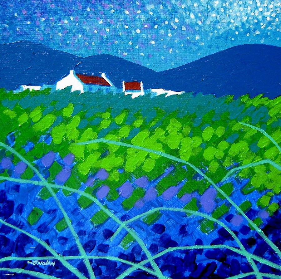 Starry Night In Wicklow Painting by John  Nolan