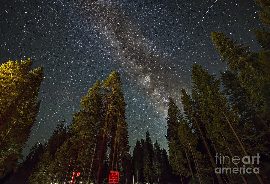 Yosemite National Park Photograph - Starry Night in Yosemite  #1 by Art K