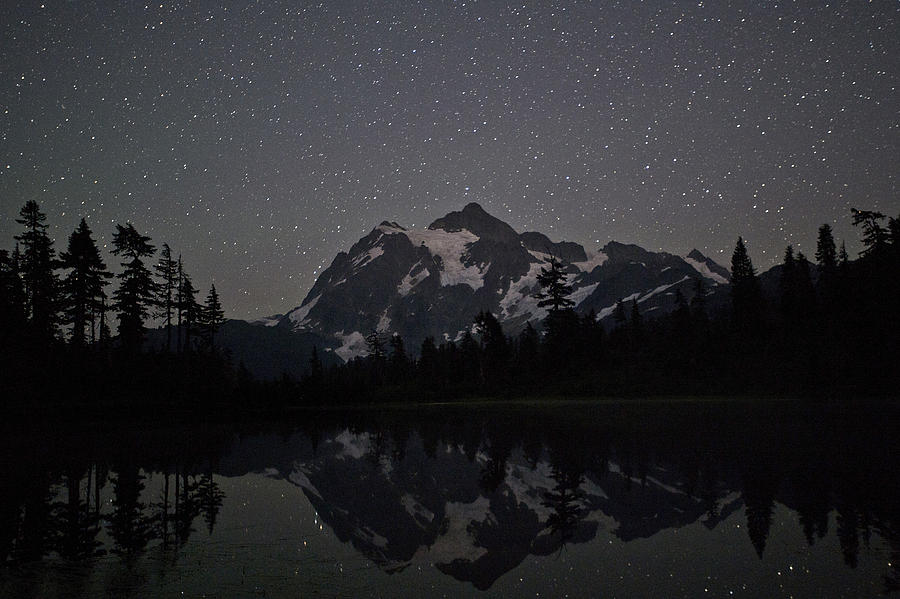 Starry Night Picture Lake Reflection Photograph by Matt McDonald