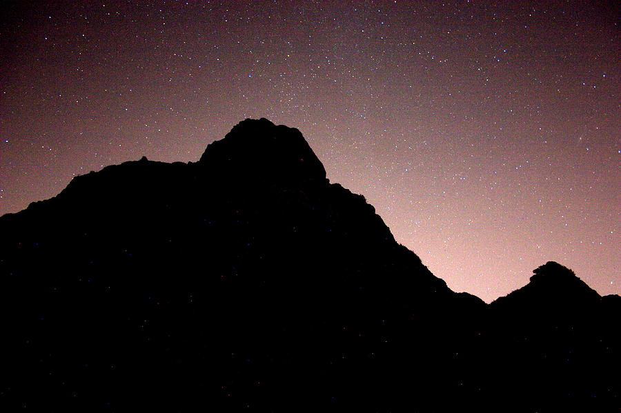 Starry Peaks Photograph by Brad Scott