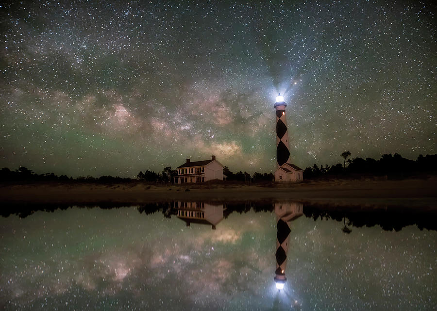 Starry Night Photograph - Starry Reflections by Russell Pugh